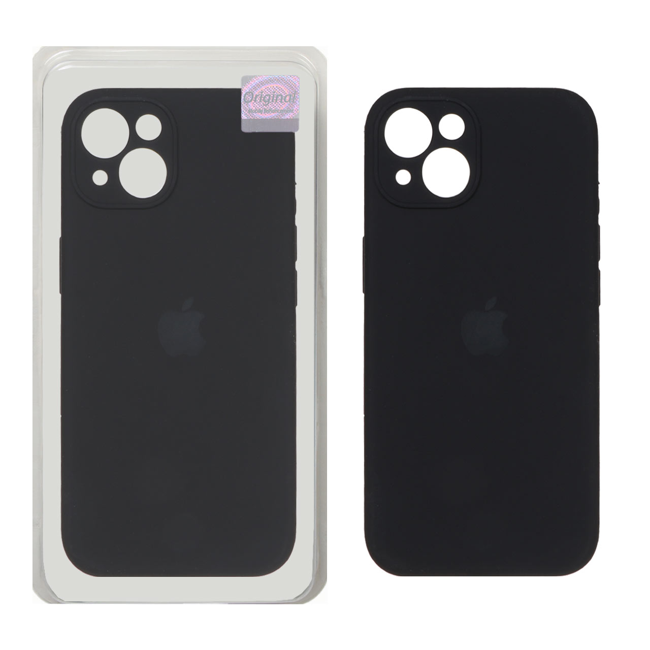 قاب سیلیکونی پاک کنی اورجینال Master Quality مدل Apple iPhone 13 / iPhone 14 - مشکی (پک دار)